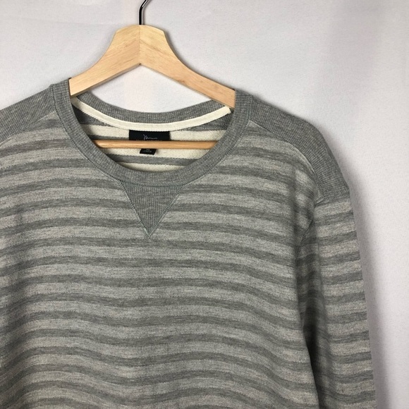 Marc Anthony Gray & White Pullover Crew Neck Sweatshirt XL - Picture 3 of 4